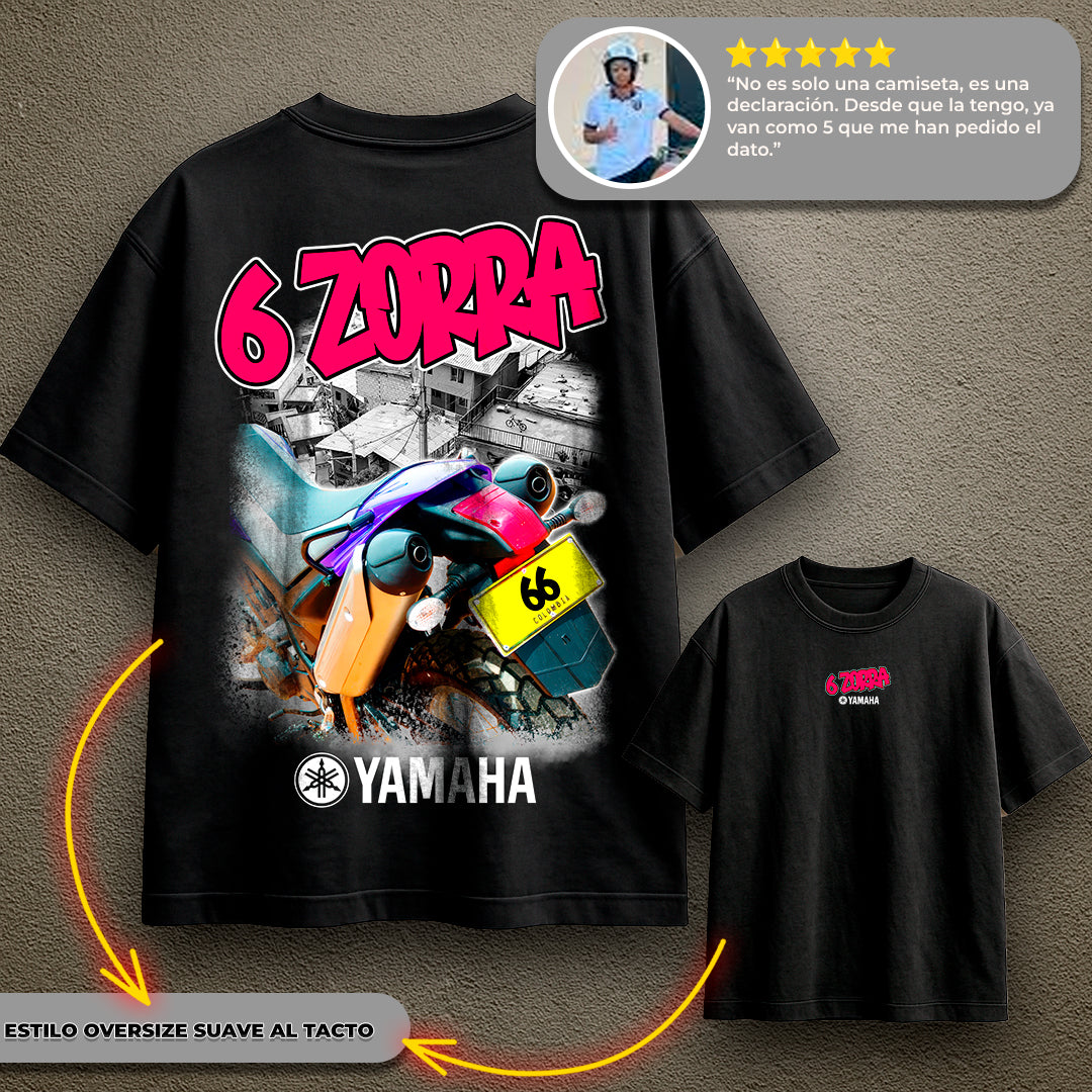 Camiseta Yamaha XT 660 6 ZORRA Ref: 1011