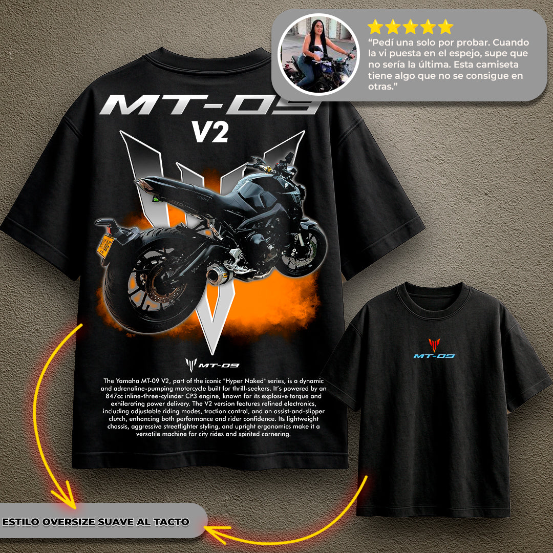 Camiseta Yamaha MT 09 V2 REF 1012