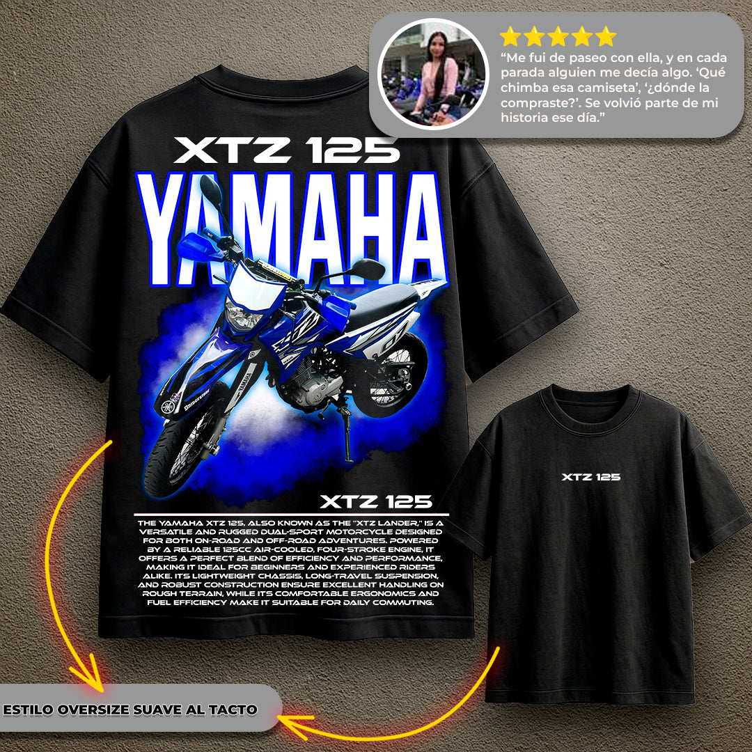 Camiseta Yamaha XTZ125 REF 1010